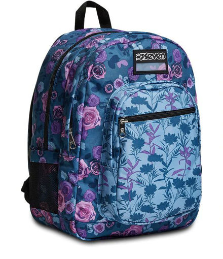 Picture of SEVEN FREETHINK GIRL BLUE PRINT BACKPACK